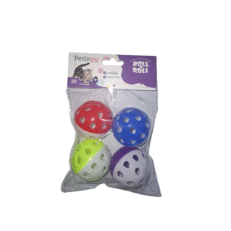 PETBROO BALL 4.3 CM,4 PCS/BAG