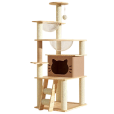 PETBROO COMPACT BOX CAT TREE 50*40*135CM Copy