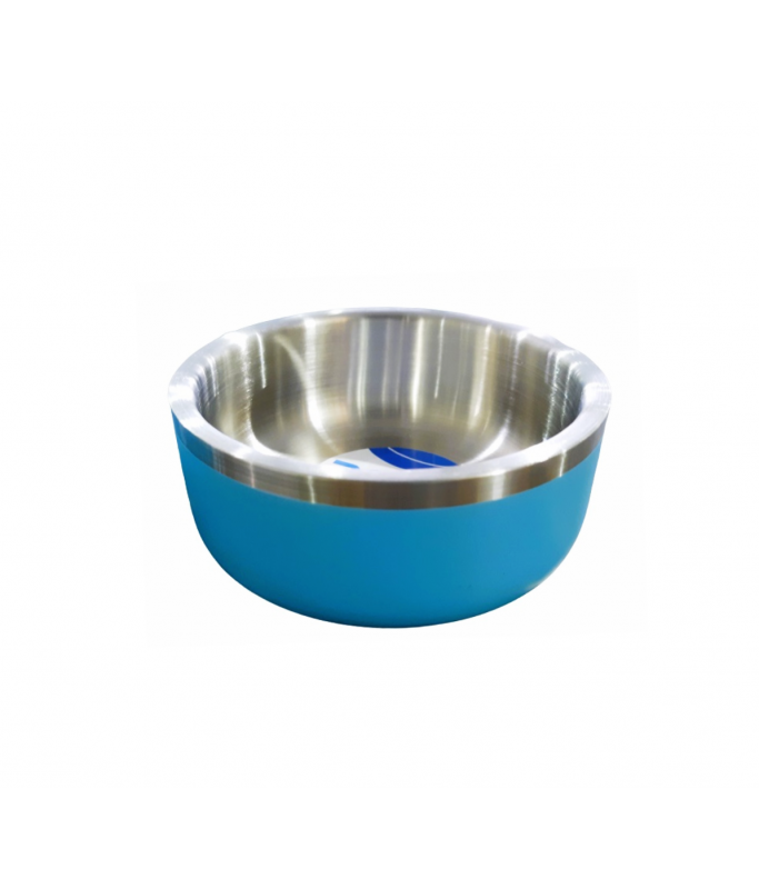 Petbroo Double Wall Colored Bowl[Diameter - 12cm]