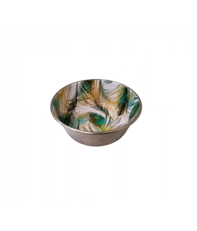Petbroo Heavy Bowl Inside Meena[Diameter - 11cm]