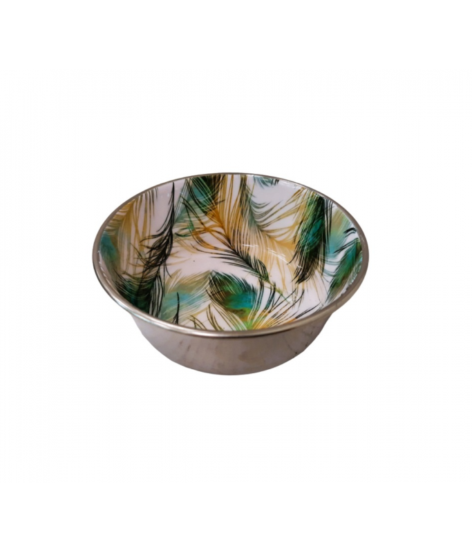 Petbroo Heavy Bowl Inside Meena[Diameter - 13cm]