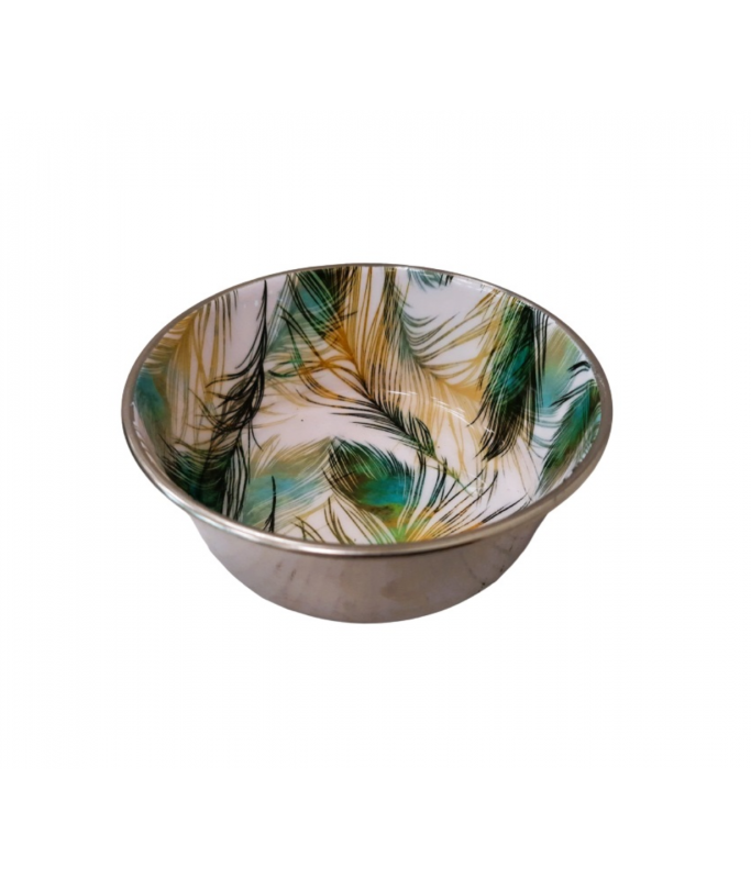 Petbroo Heavy Bowl Inside Meena[Diameter - 17cm]