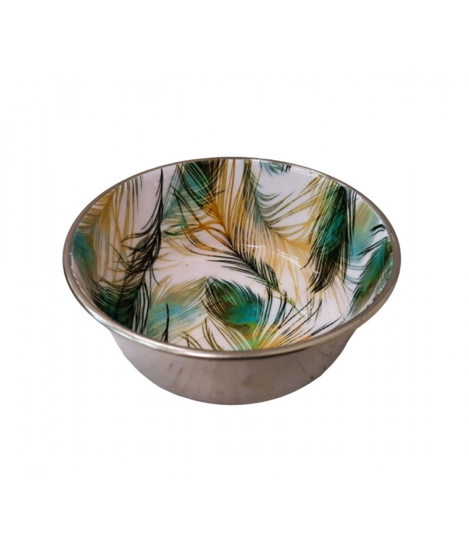 Petbroo Heavy Bowl Inside Meena[Diameter - 21cm]