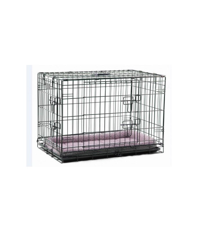 Paw Pals Classic Wire Crate With Bed[Dimension - 62 x 43.5 x 50cm]