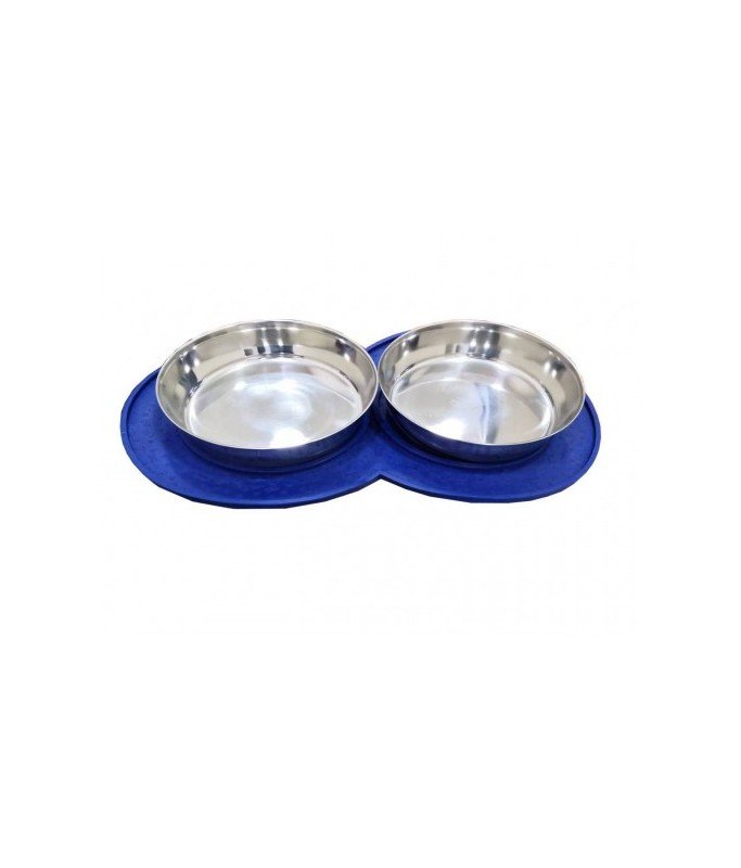 Kumar Steels Anti Spill Rubber Mat Dog Bowl[Capacity – 1.80L]